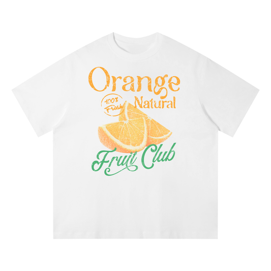 Orange Fruit Club Unisex Quick-Dry Relaxed Fit T-Shirt