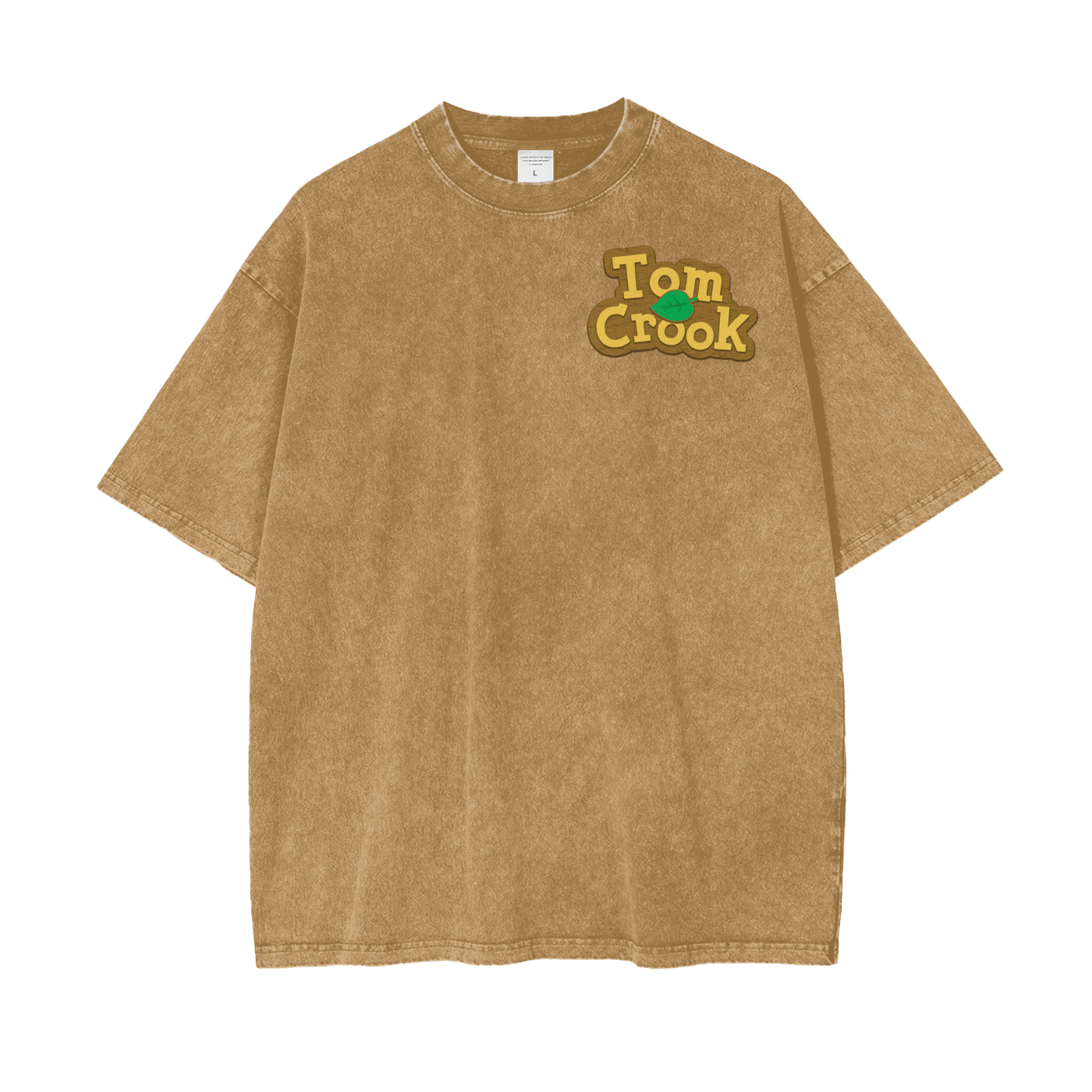 Tom Crook Unisex Oversize Snow Washed T-Shirt