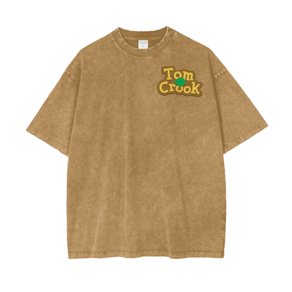 Tom Crook Unisex Oversize Snow Washed T-Shirt