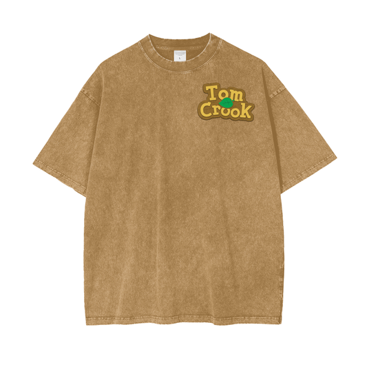 Tom Crook Unisex Oversize Snow Washed T-Shirt