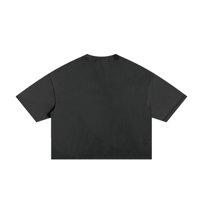 Electric Shock Classic Frayed Boxy Tee