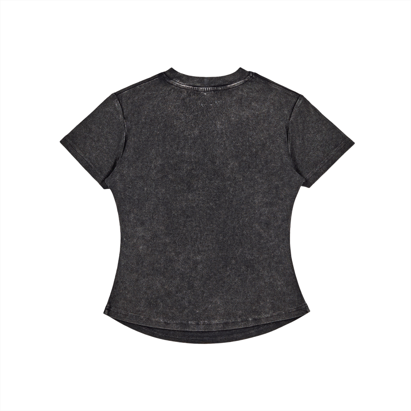 Stars  Faux Embroidered Vintage Washed Femme Fit Cotton T-Shirt