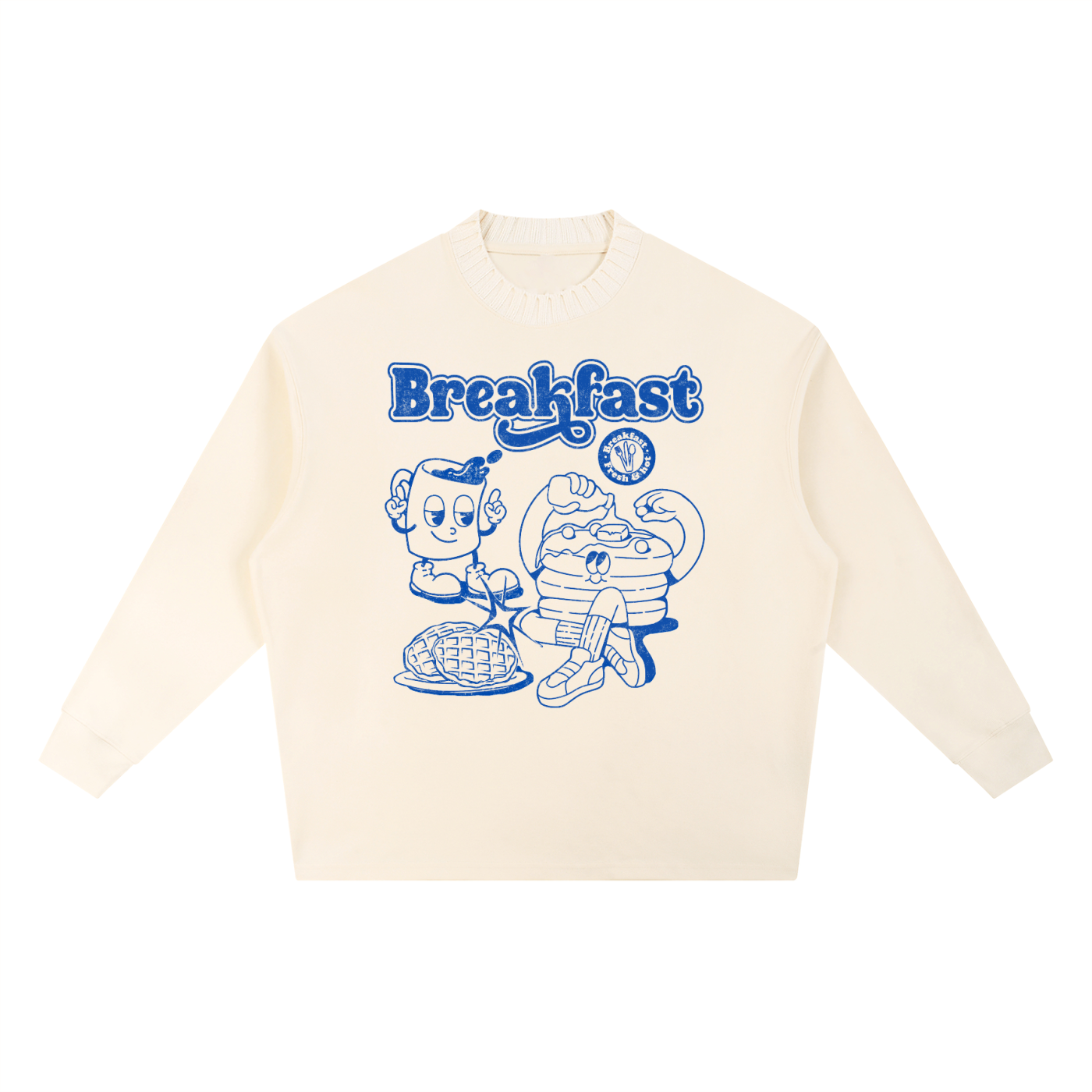 Breakfast Club Unisex Crew Neck Oversize Sweatshirt