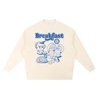 Breakfast Club Unisex Crew Neck Oversize Sweatshirt