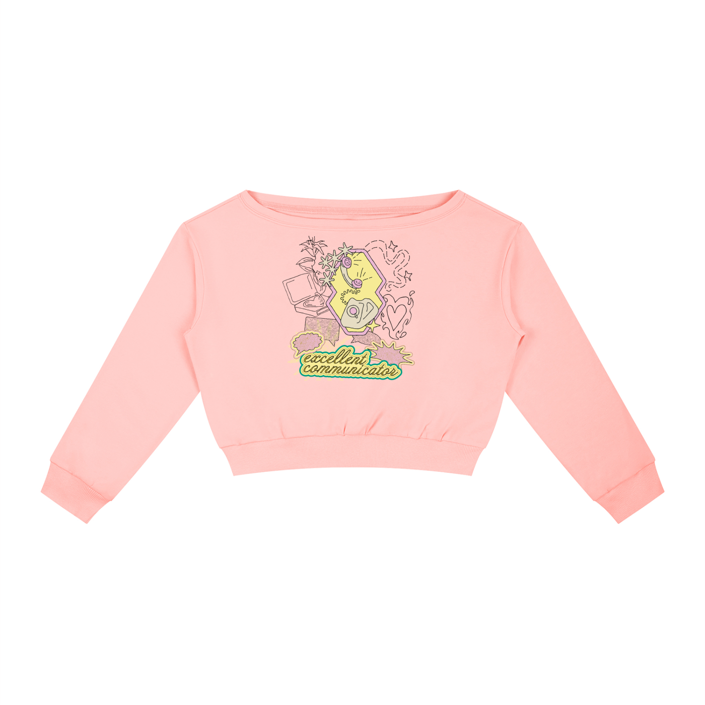 Call Me Women's Off-Shoulder Sweatshirt