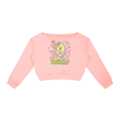 Call Me Women's Off-Shoulder Sweatshirt