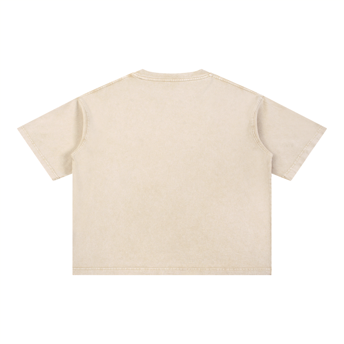 Paris France Mineral Wash Unisex Boxy Cotton T-Shirt