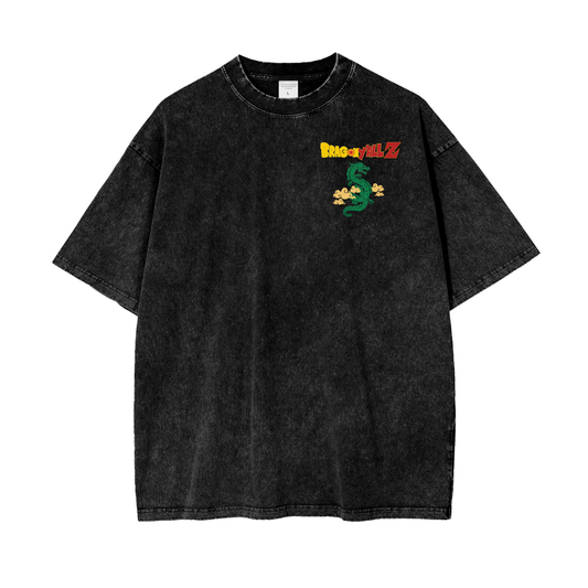 Anime Brag on Y'all Z Unisex Oversize Snow Washed T-Shirt