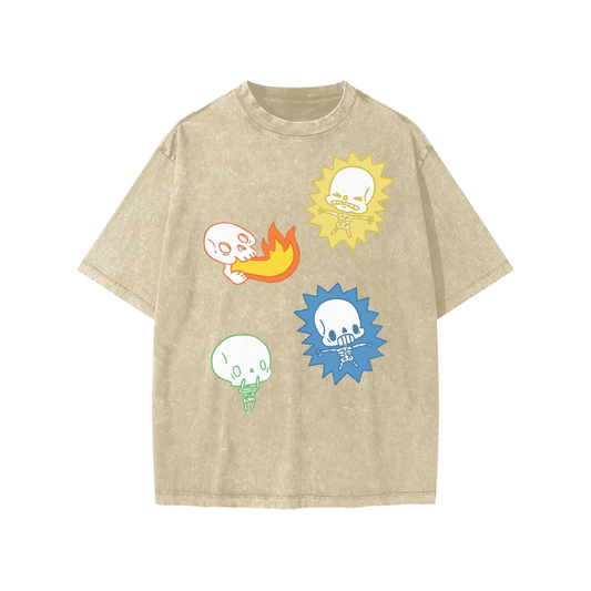 Electric Shock Snow Washed KIDS Tee