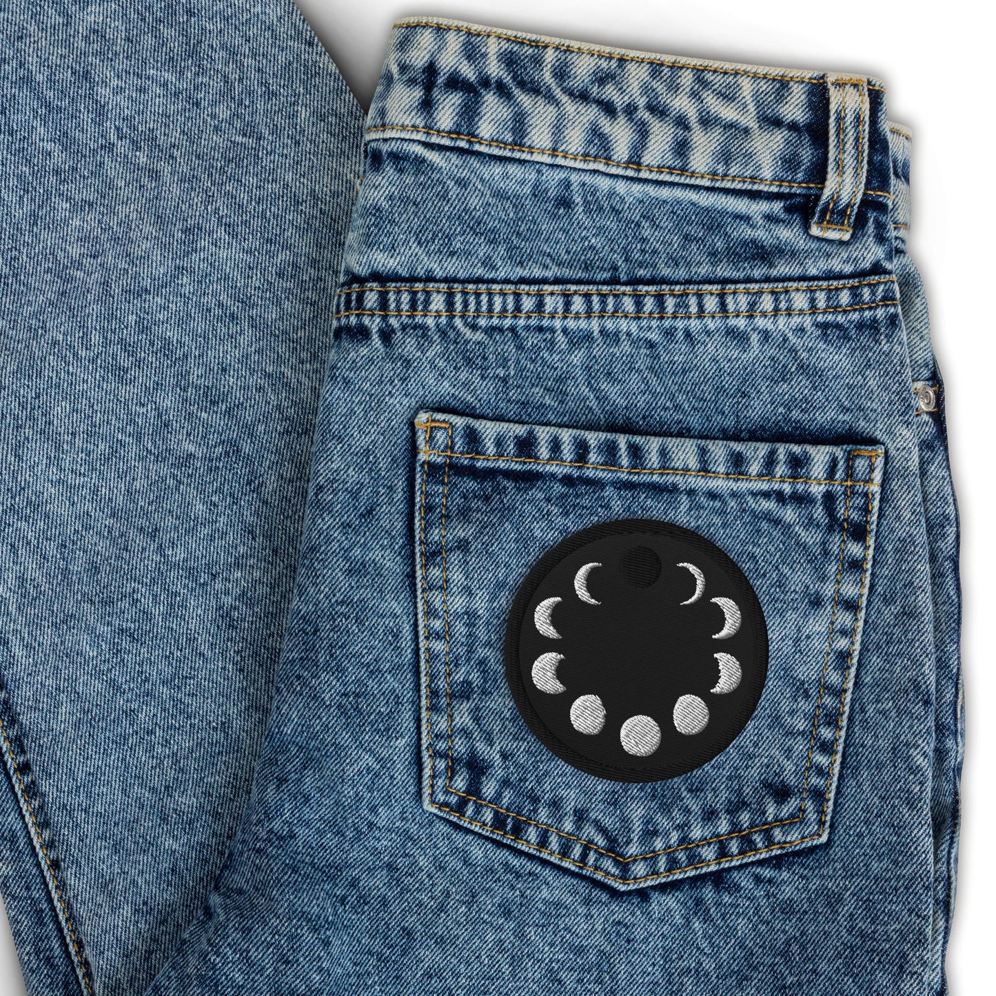 Moon Phases Embroidered Patch