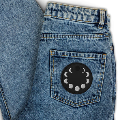 Moon Phases Embroidered Patch