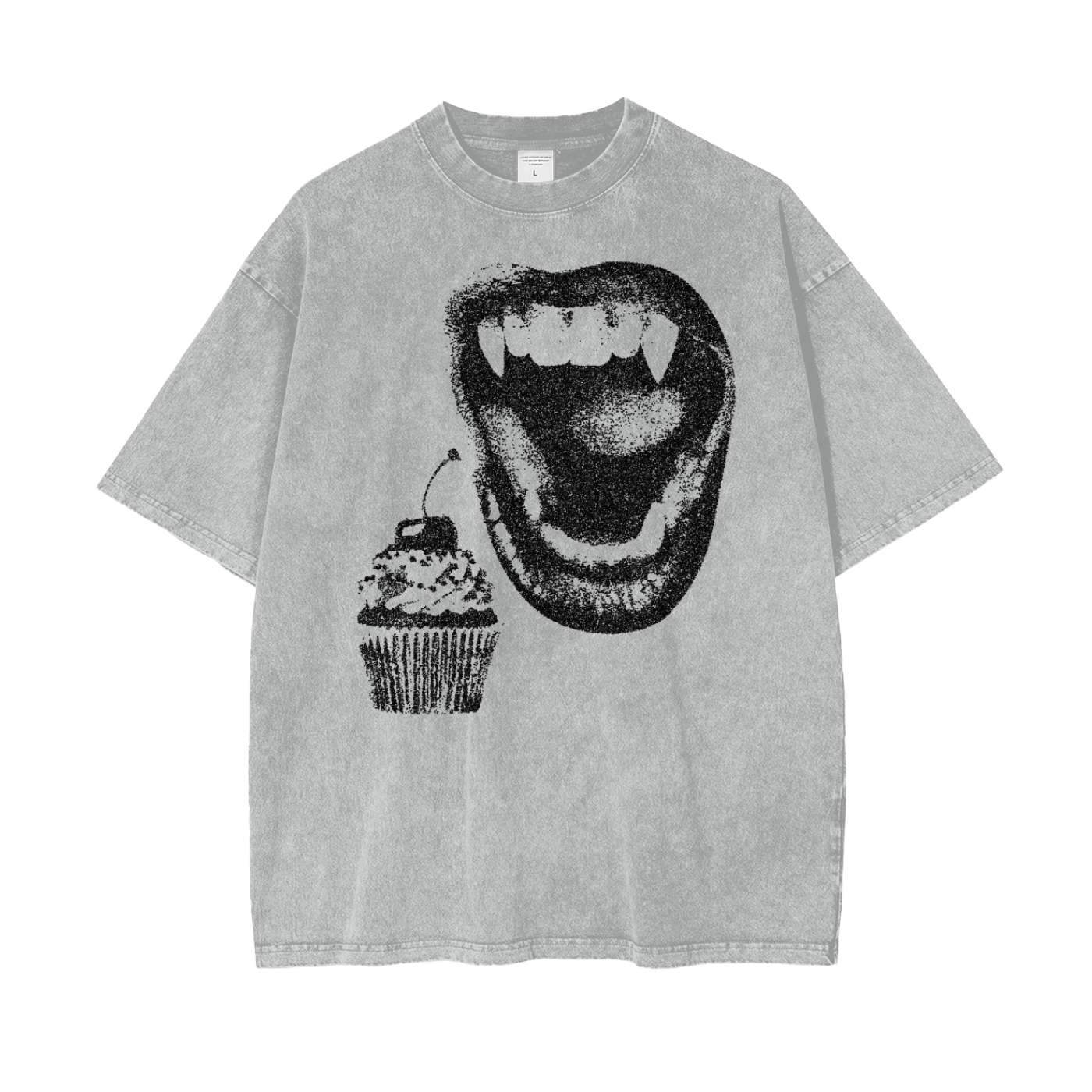 Sweet Tooth Unisex Oversize Snow Washed T-Shirt