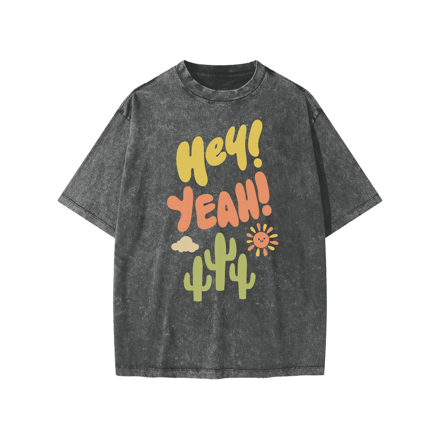 Hey Yeah! Snow Washed KIDS Tee