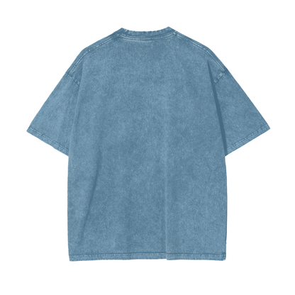 Read Rest Unisex Oversize Snow Washed T-Shirt