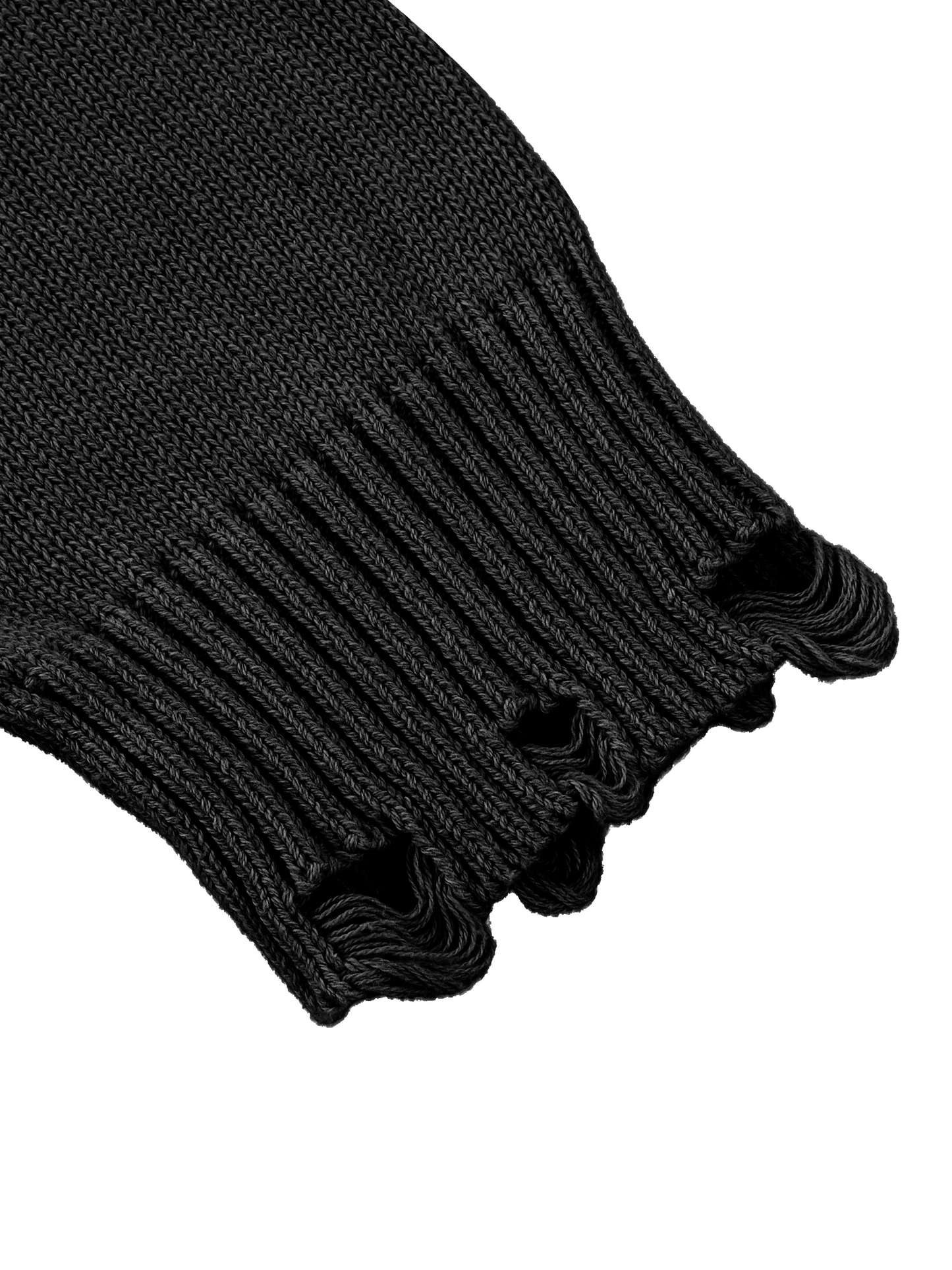 Pool Oasis Vintage Washed Hand-Frayed Sweater
