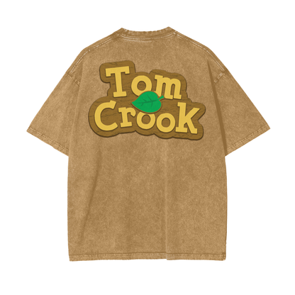 Tom Crook Unisex Oversize Snow Washed T-Shirt