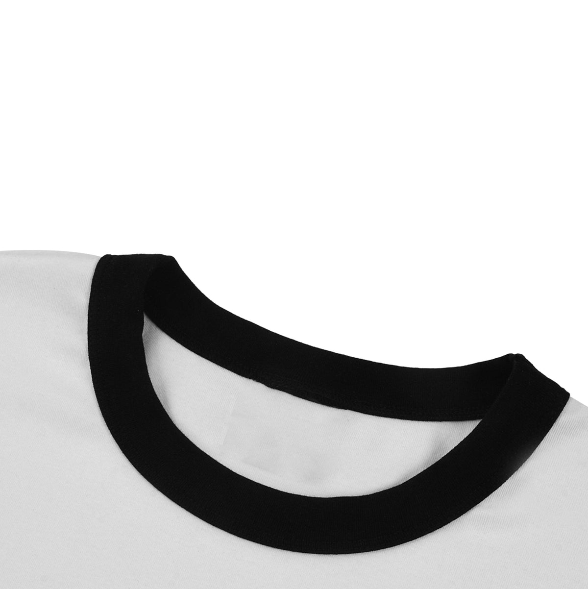Witch Cats Unisex Contrast Ribbed Crewneck T-Shirt