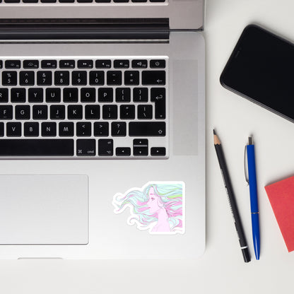 Anime Pastel Girl Retro Sticker