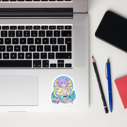Anime Hero Legend Retro Sticker