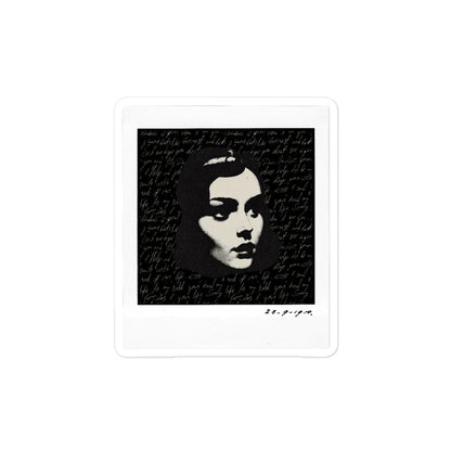 Women Portrait Retro Sticker