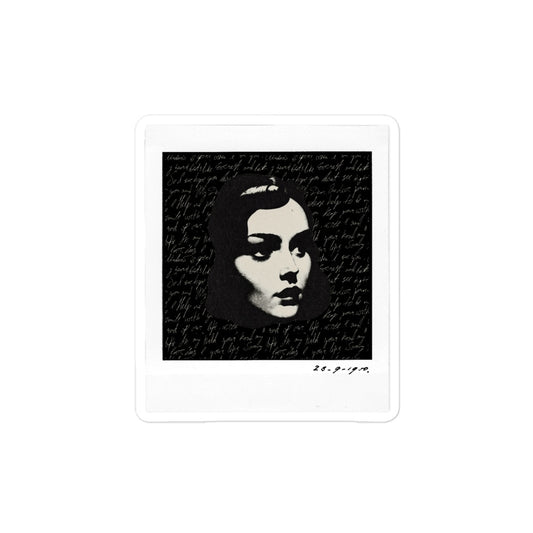 Women Portrait Retro Sticker